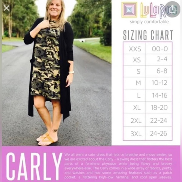 New w/tags Lularoe Carly dress - size XL - Picture 5 of 5